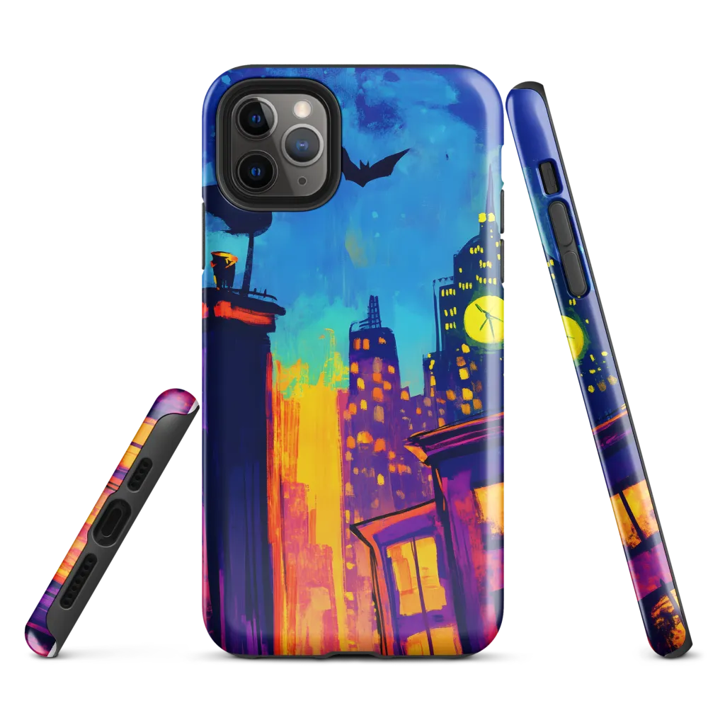 Urban Twilight: The Watchful Owl | Phone Case |  11 Pro Max | Tough Case | Glossy