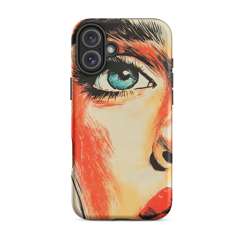 Intense Gaze: A Pop Art Portrait