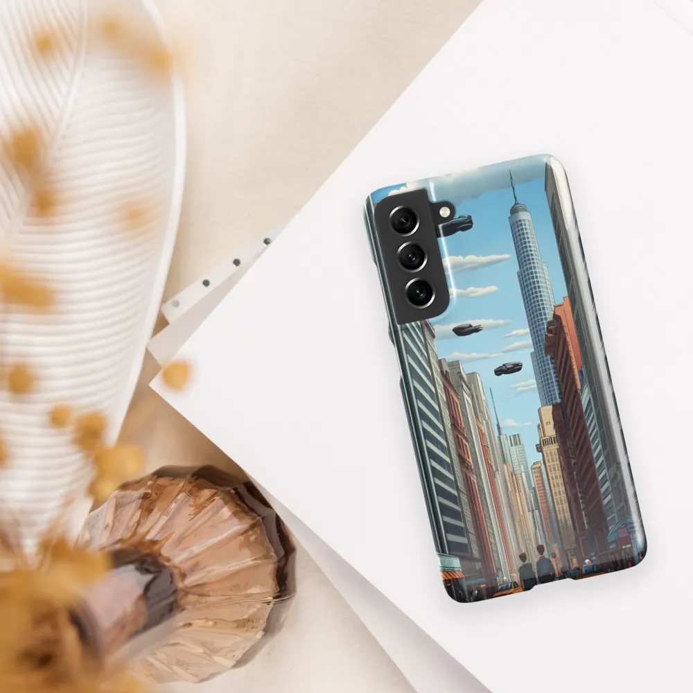 Futuristic Stroll through the Urban Skyline