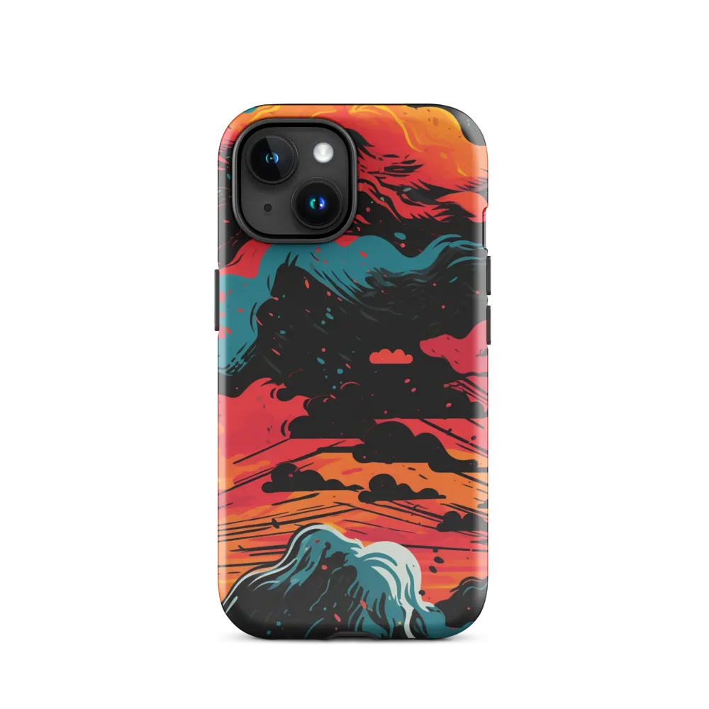 Ethereal Twilight: A Dramatic Landscape in Motion