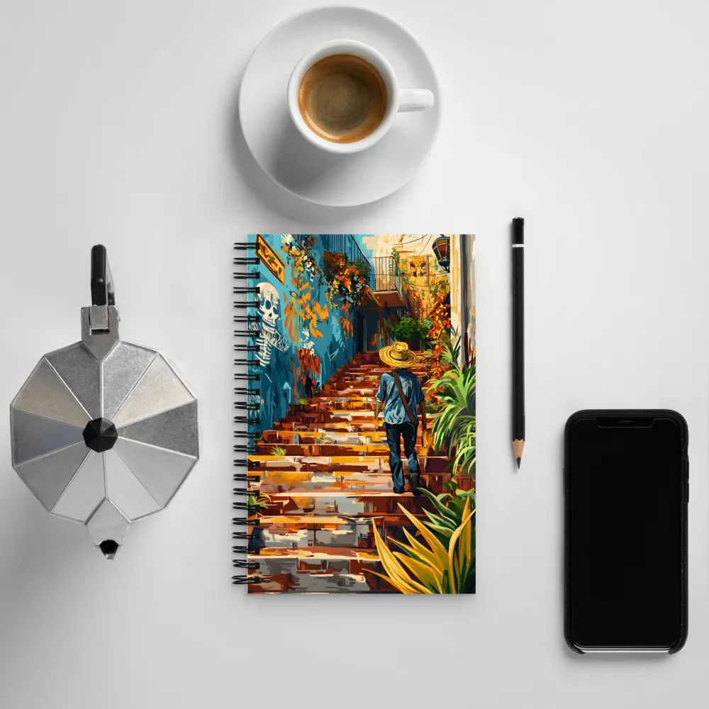 Steps to Adventure | Spiral Notebook