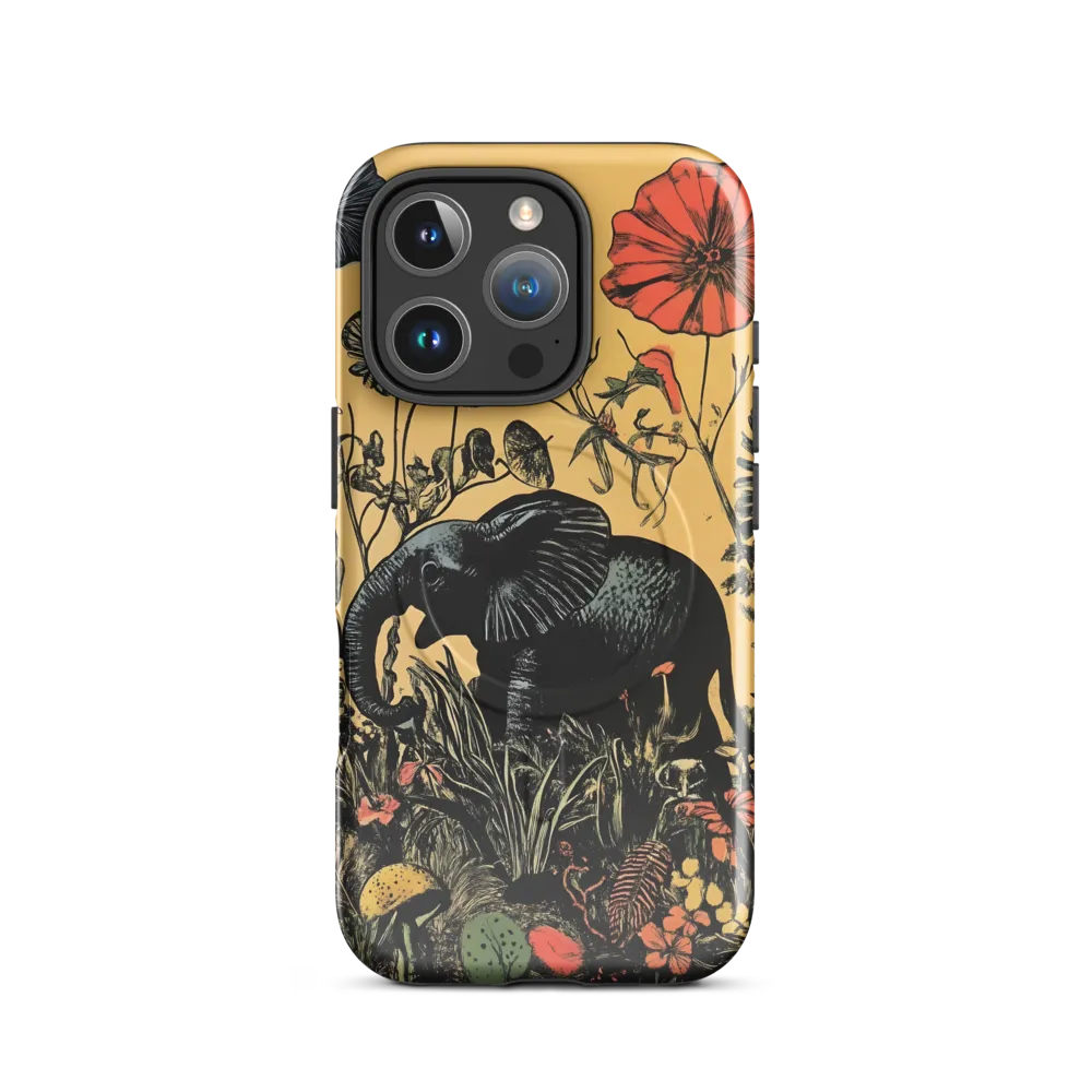 Floral Majesty: The Elephant's Sanctuary