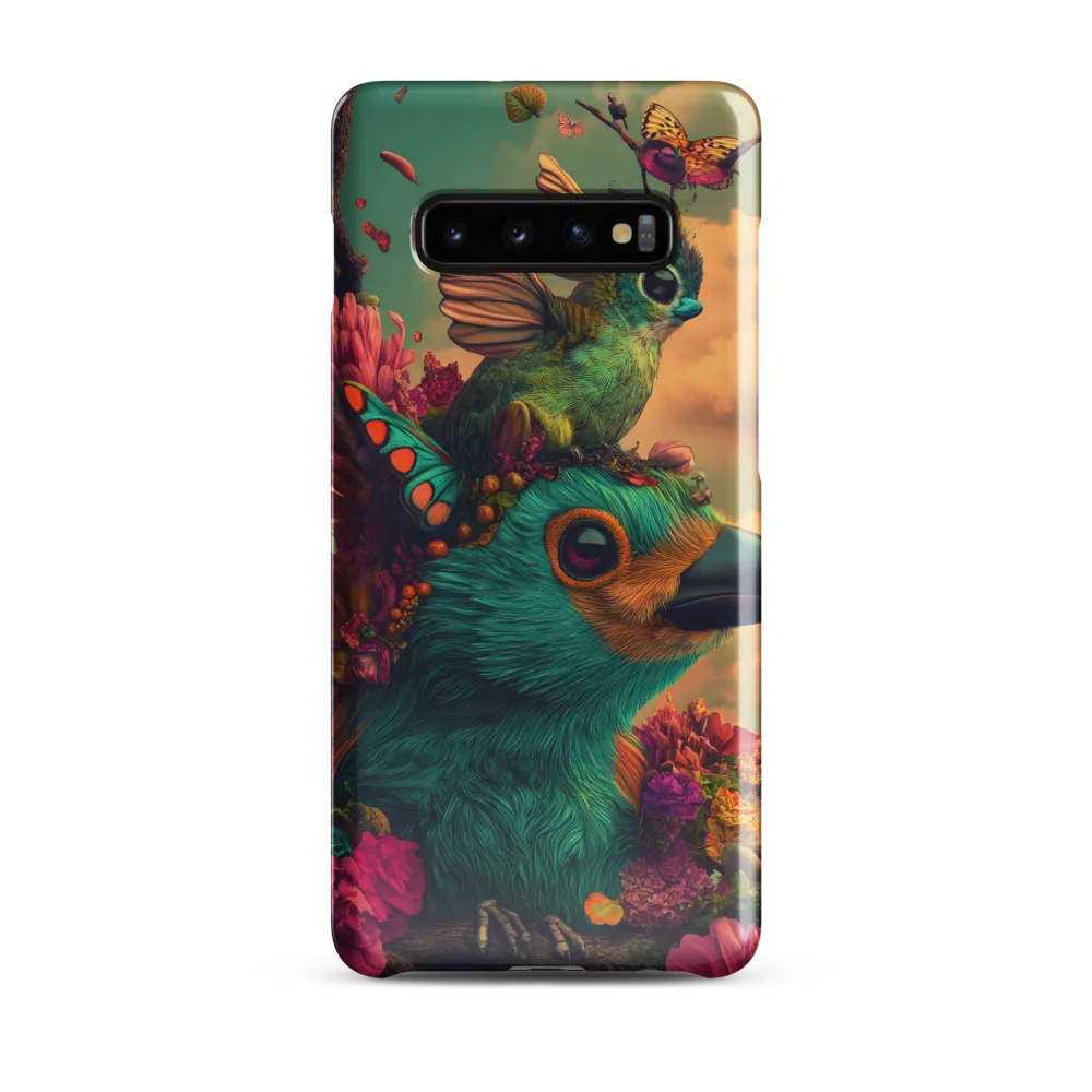 Whimsical Avian Fantasy | Phone Case |  S10 Plus | Snap Case | Glossy