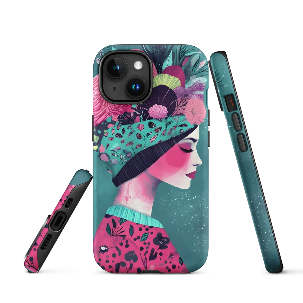 Whimsical Floral Portrait