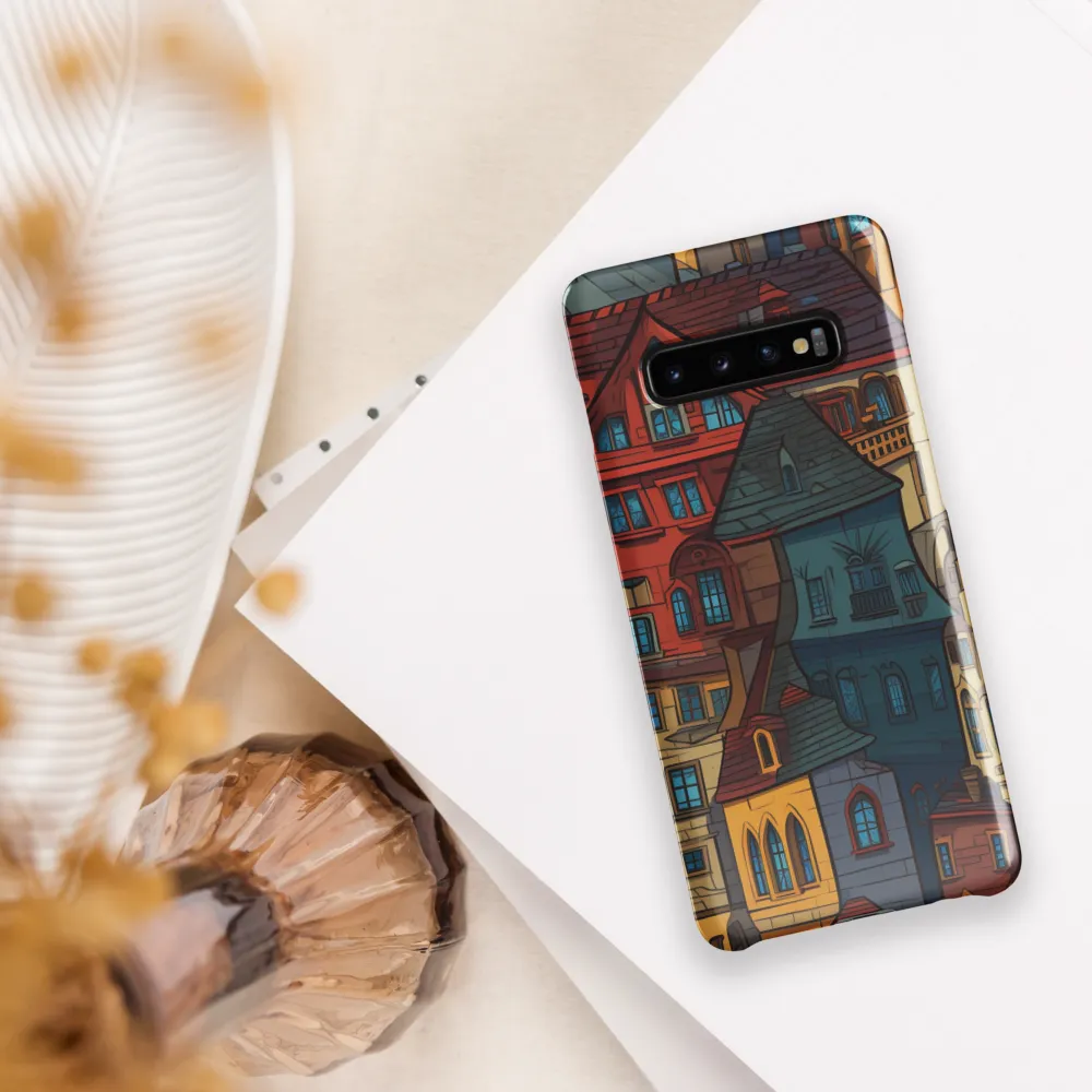 Whimsical Urban Mosaic | Phone Case |  S10 Plus | Snap Case | Glossy