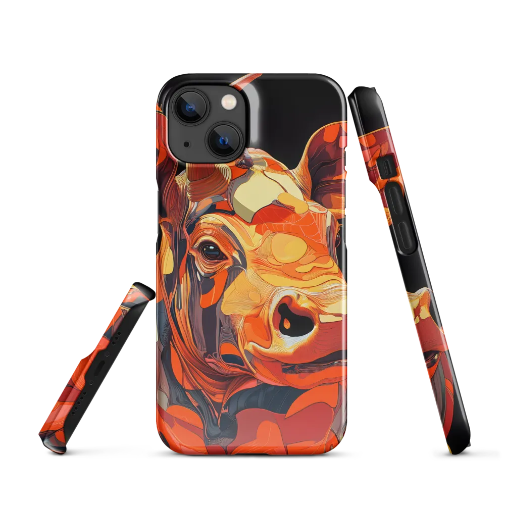 Modern Serenade: The Vibrant Cow
