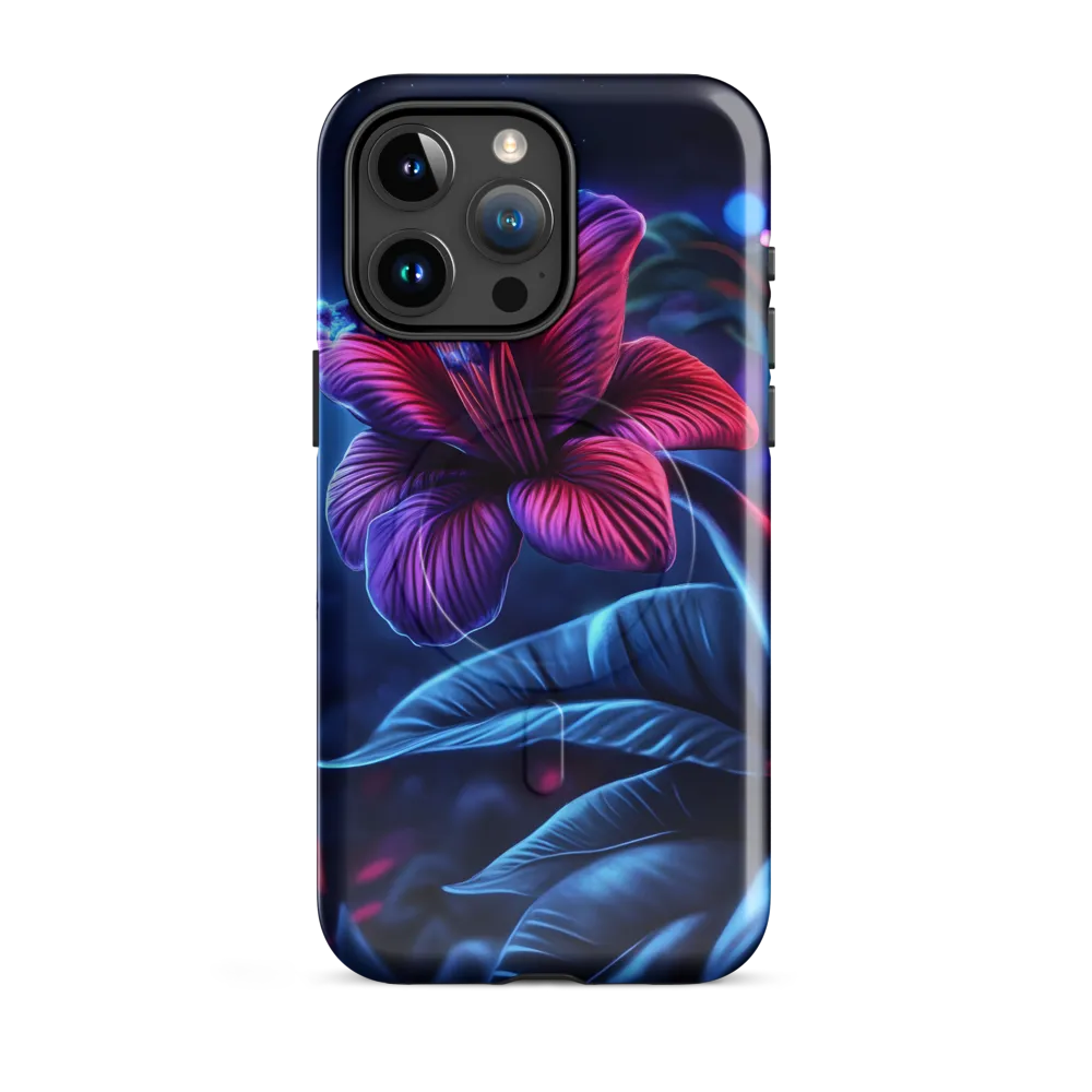Illuminated Serenity: The Surreal Blossom