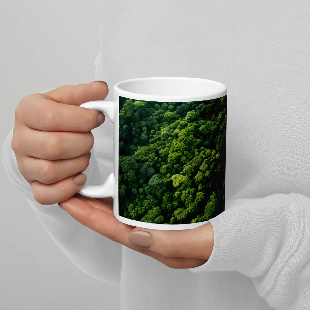 Emerald Canopy | Mug with White inside | 11 oz