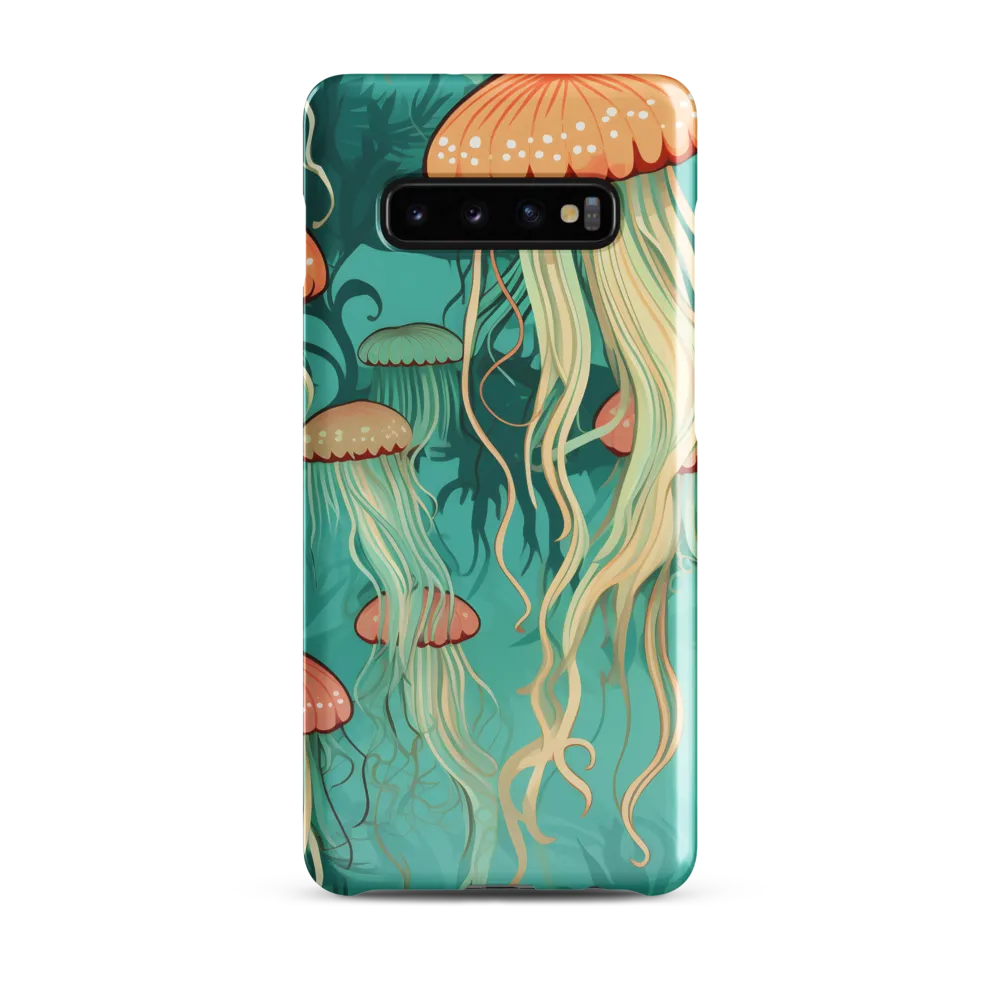 Ethereal Dance of Jellyfish | Phone Case |  S10 Plus | Snap Case | Glossy