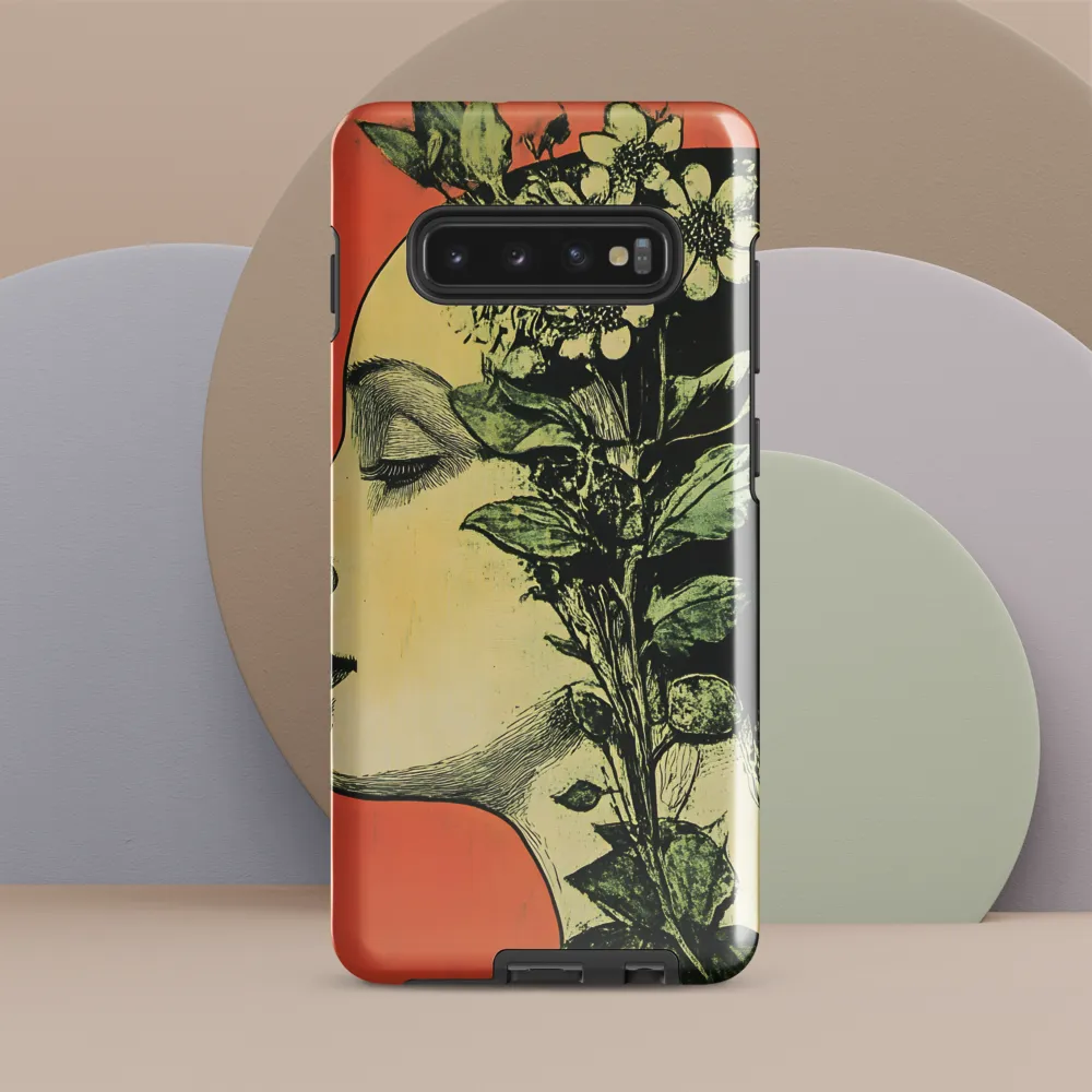 Harmony of Nature and Femininity | Phone Case |  S10 Plus | Tough Case | Glossy