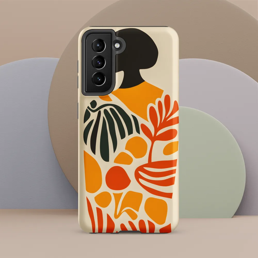 Silhouette with Botanical Cutouts