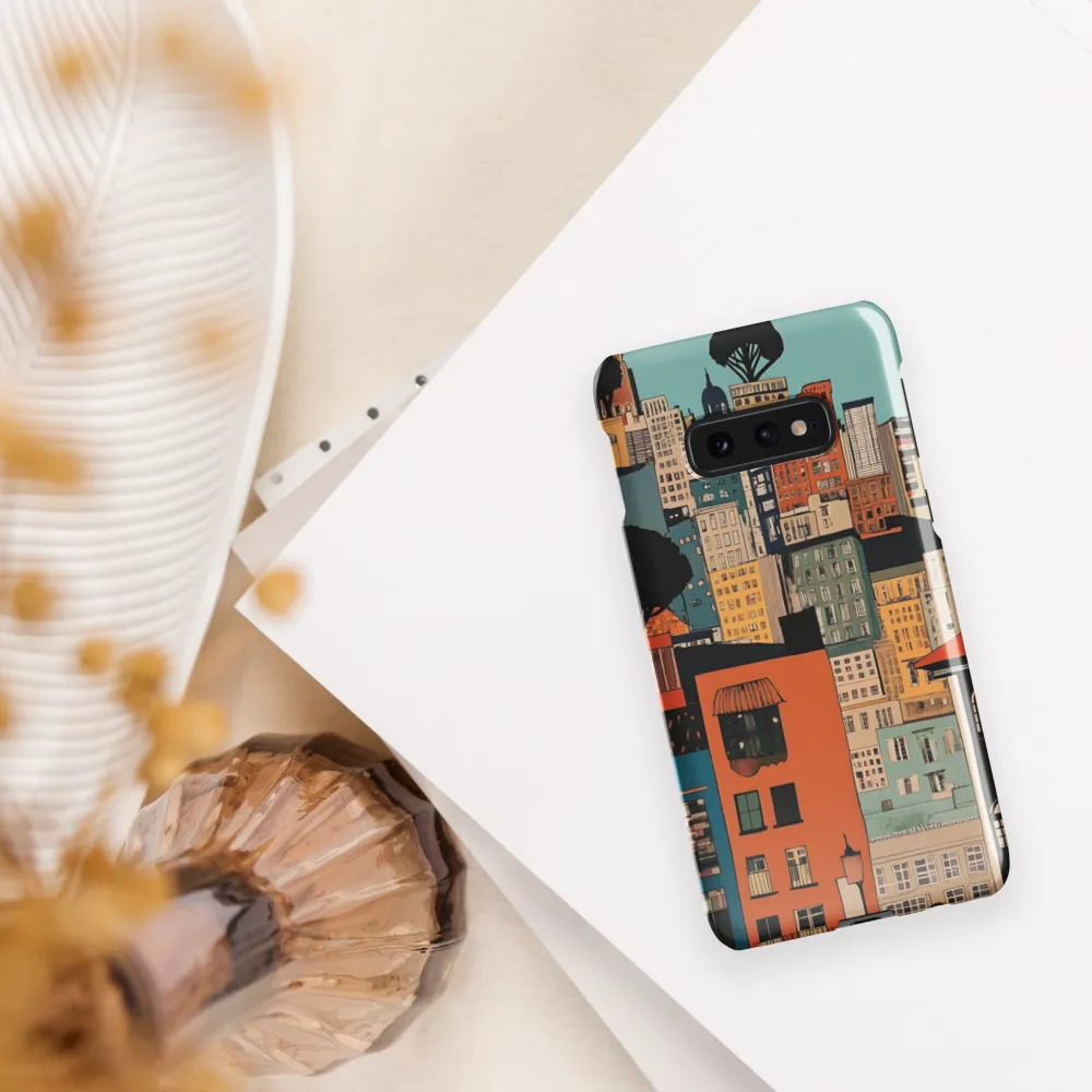 Urban Fusion: A Colorful Cityscape