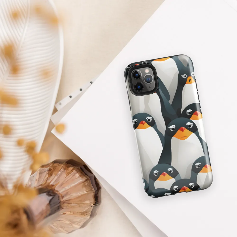 Playful Penguins: A Whimsical Collection | Phone Case |  11 Pro Max | Tough Case | Glossy