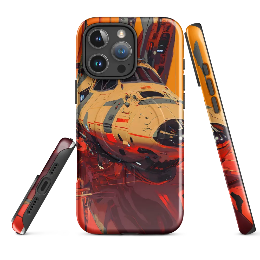 Futuristic Vessel: A Glimpse into Tomorrow | Phone Case |  16 Pro Max | MagSafe® Tough Case | Glossy