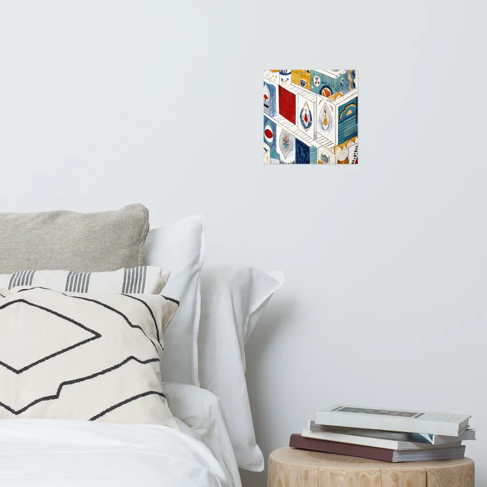Symphony of Geometric Harmony | Poster | 10″×10″
