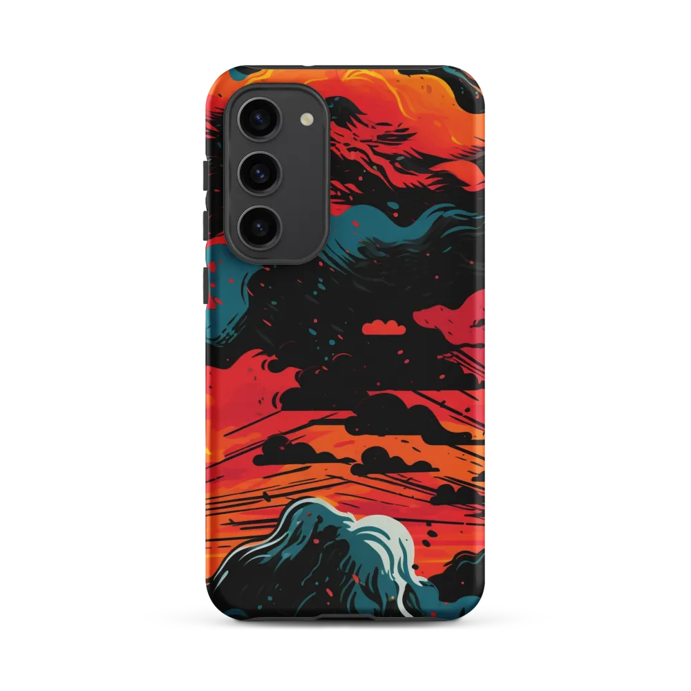Ethereal Twilight: A Dramatic Landscape in Motion