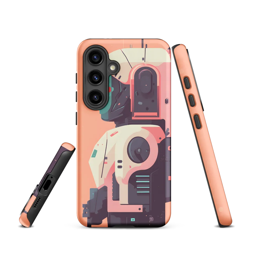 Futuristic Astronaut Bot | Phone Case |  S24 | Tough Case | Matte