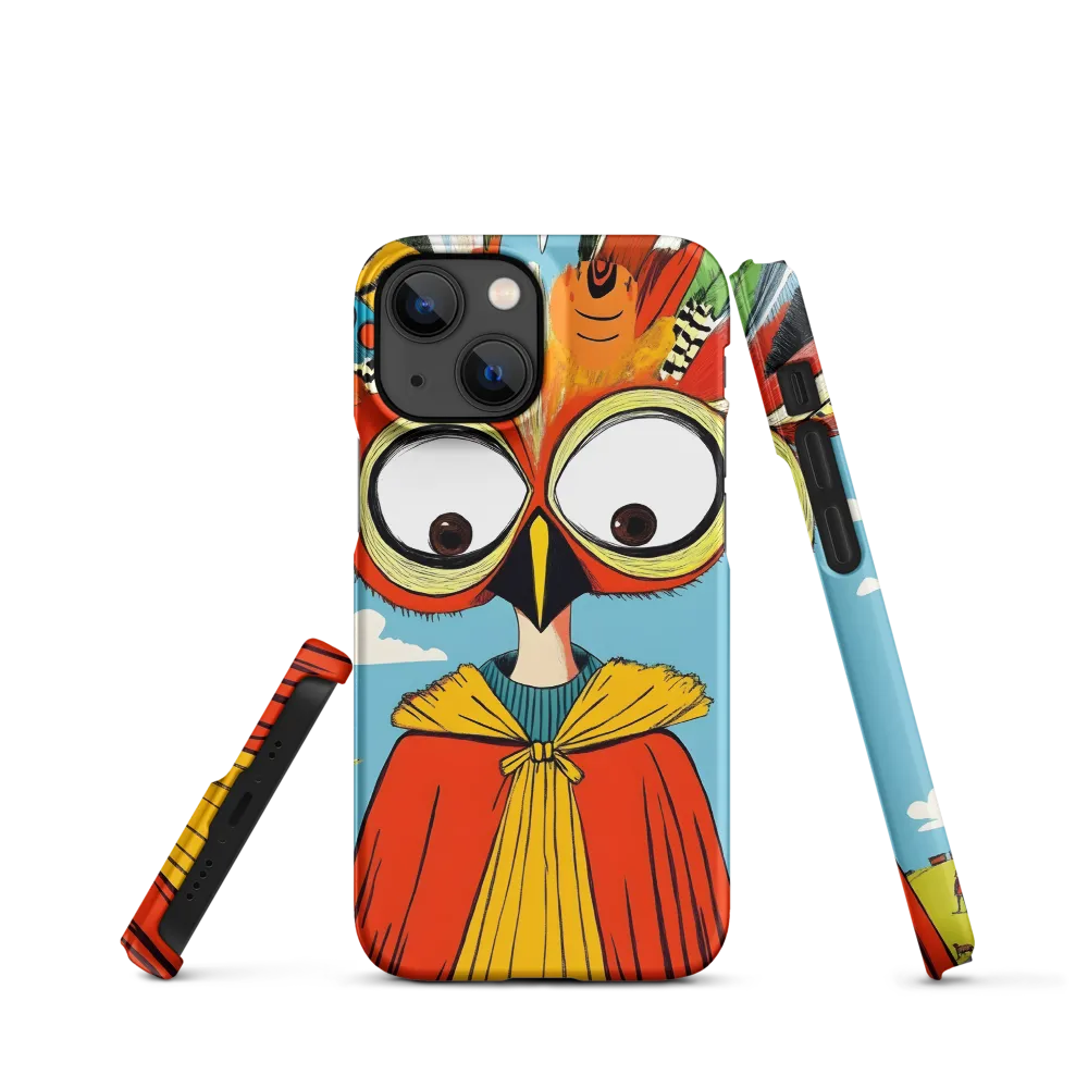 A Whimsical Encounter: The Owl-Human Fusion