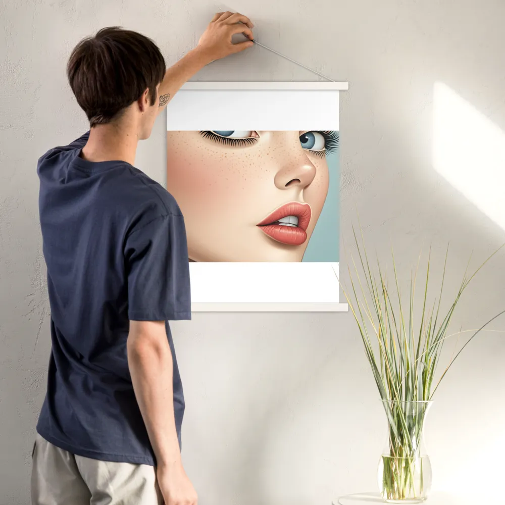 Intriguing Elegance | Poster With White Wood Hanger | 18″×24″