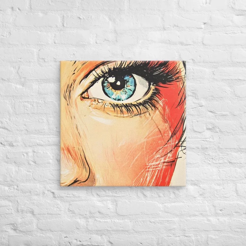 Gaze of Emotion | Canvas | 24″×24″