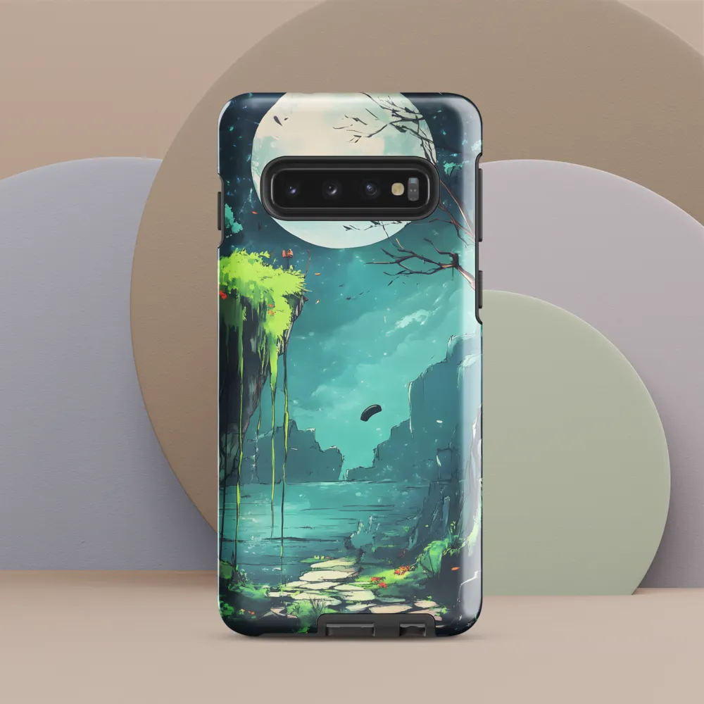 Moonlit Serenity: A Fantastical Landscape