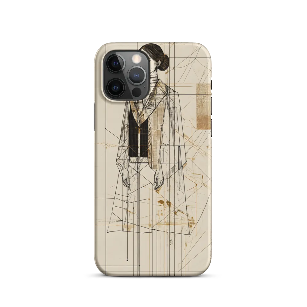 Elegance in Lines | Phone Case |  12 Pro | Snap Case | Matte