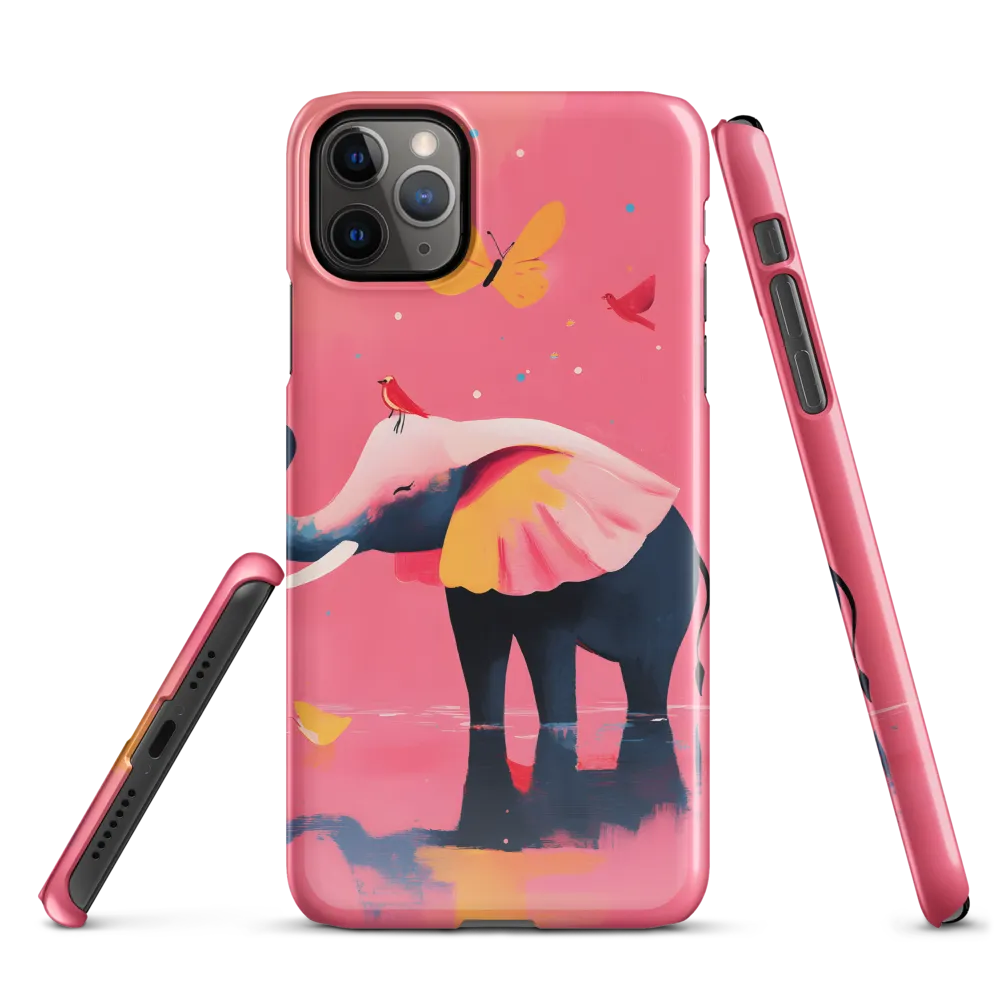 Whimsical Serenity: The Playful Elephant | Phone Case |  11 Pro Max | Snap Case | Glossy