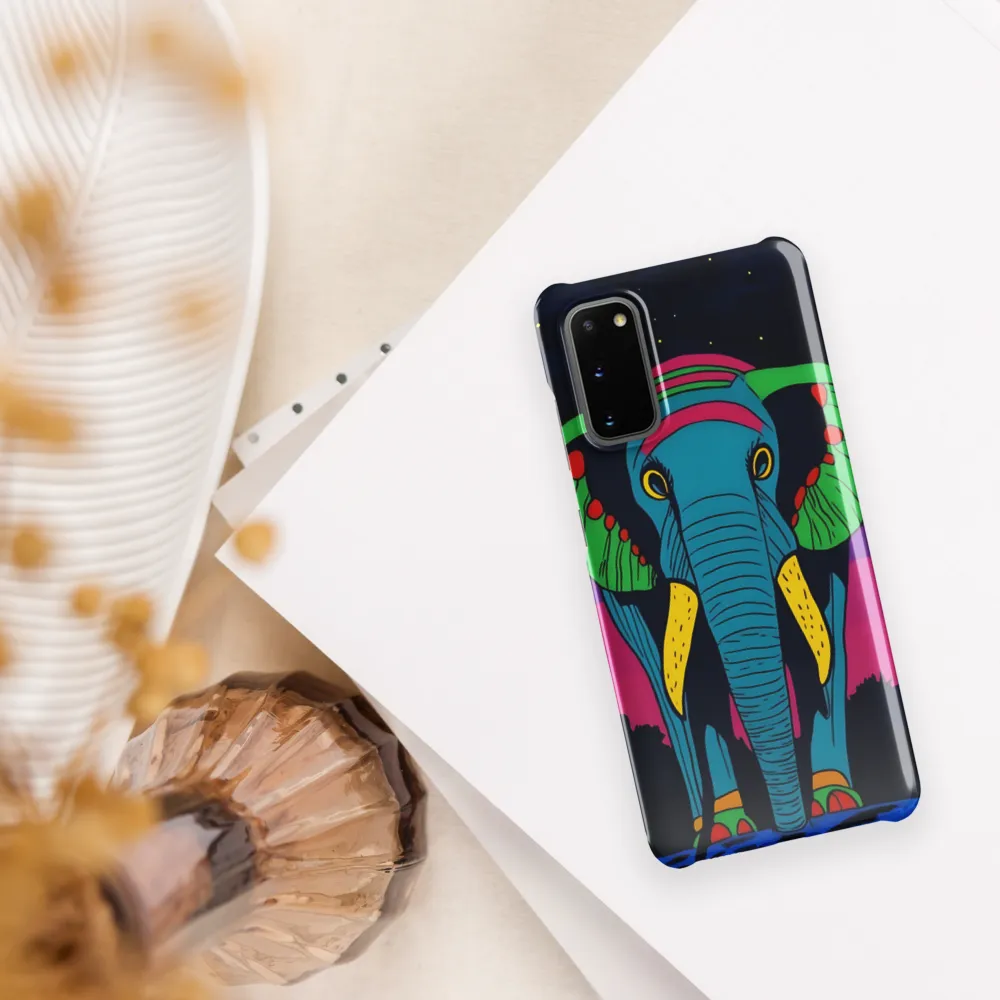 Whimsical Majesty: The Vibrant Elephant