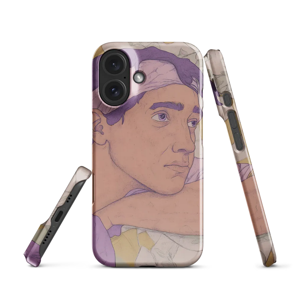 Contemplation in Pastel Hues | Phone Case |  16 | Snap Case | Glossy