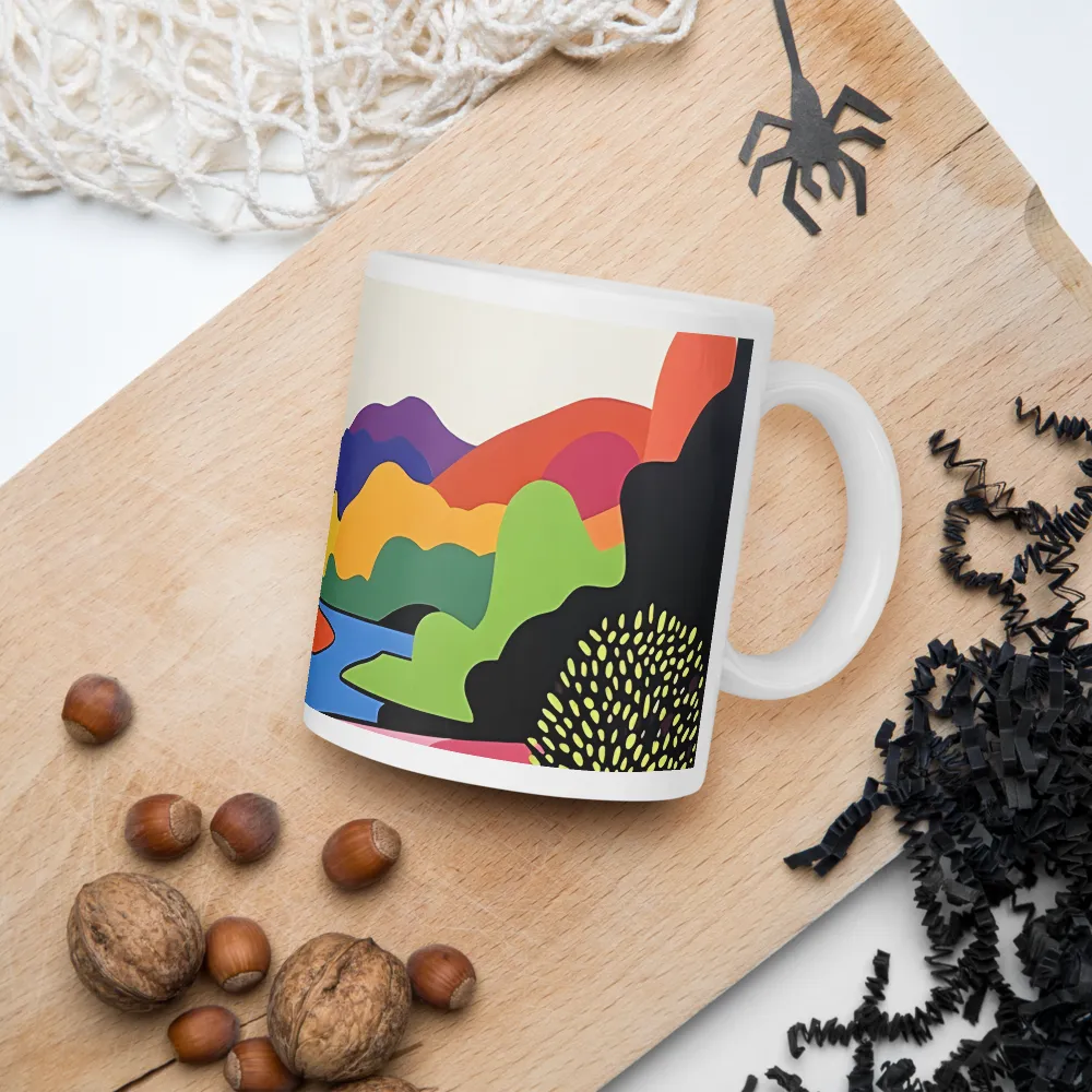 Whimsical Landscape in Color | Mugs | Multiple Sizes & Colors