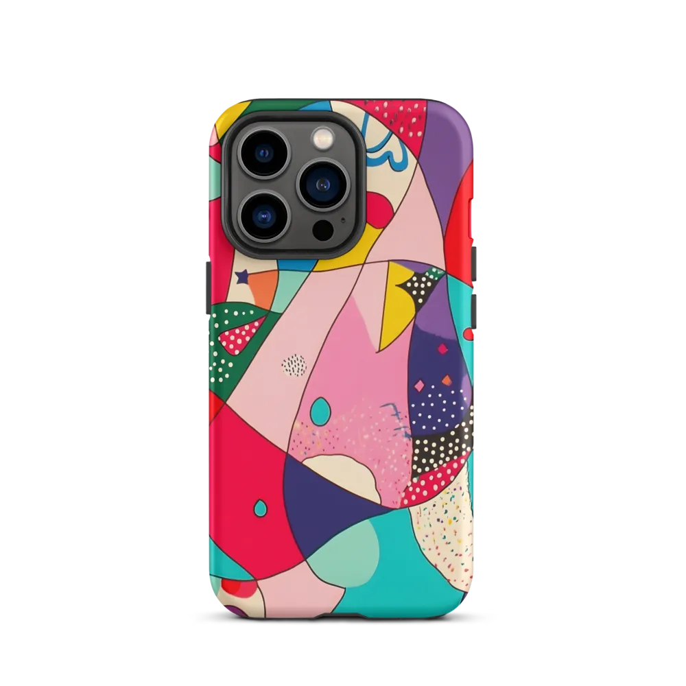 Playful Geometry in Color | Phone Case |  13 Pro | Tough Case | Matte