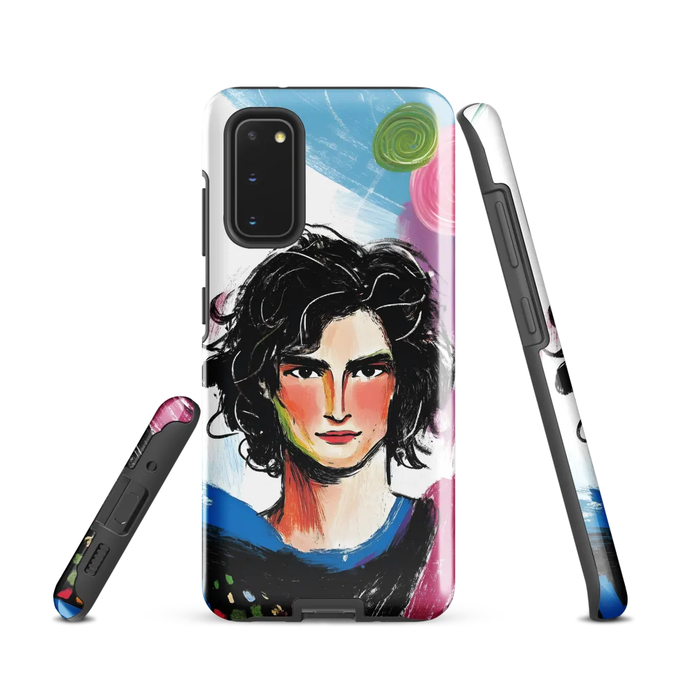 Vibrant Portrait of Youth | Phone Case |  S20 | Tough Case | Glossy