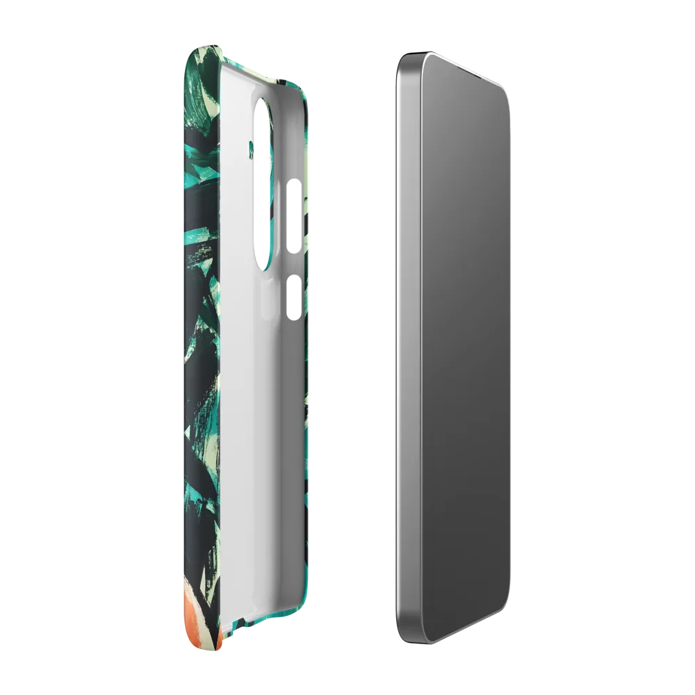 Curious Giraffe in Lush Greenery | Phone Case |  S24 Plus | Snap Case | Matte