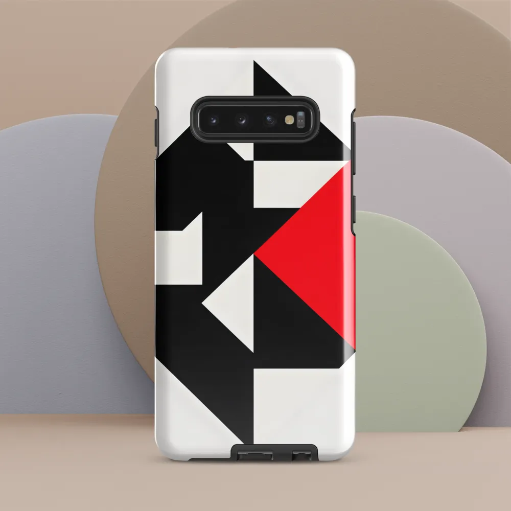 Dynamic Geometric Harmony | Phone Case |  S10 Plus | Tough Case | Glossy