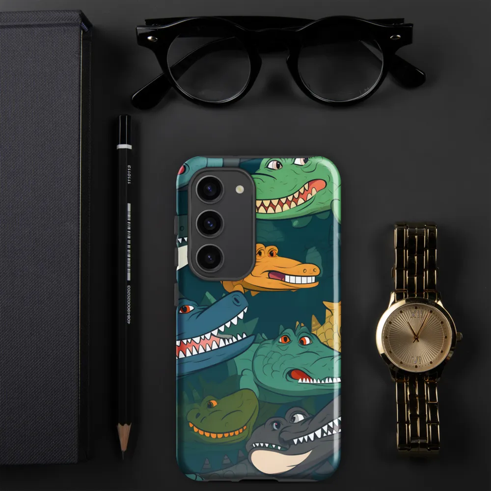 Cheerful Crocodilian Parade