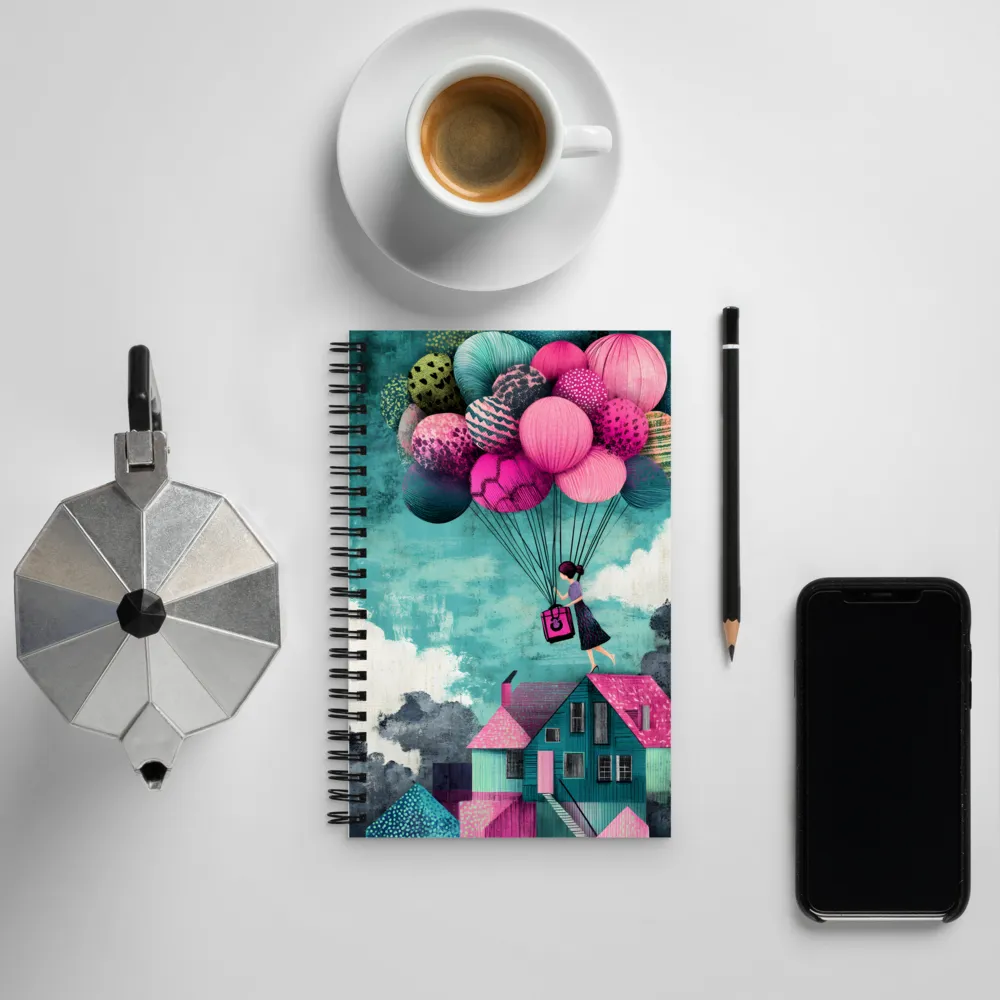 Whimsical Ascension | Spiral Notebook