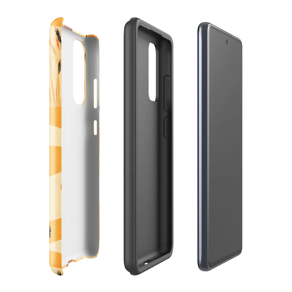Embracing the Fields: A Floral Journey | Phone Case |  S20 FE | Tough Case | Glossy