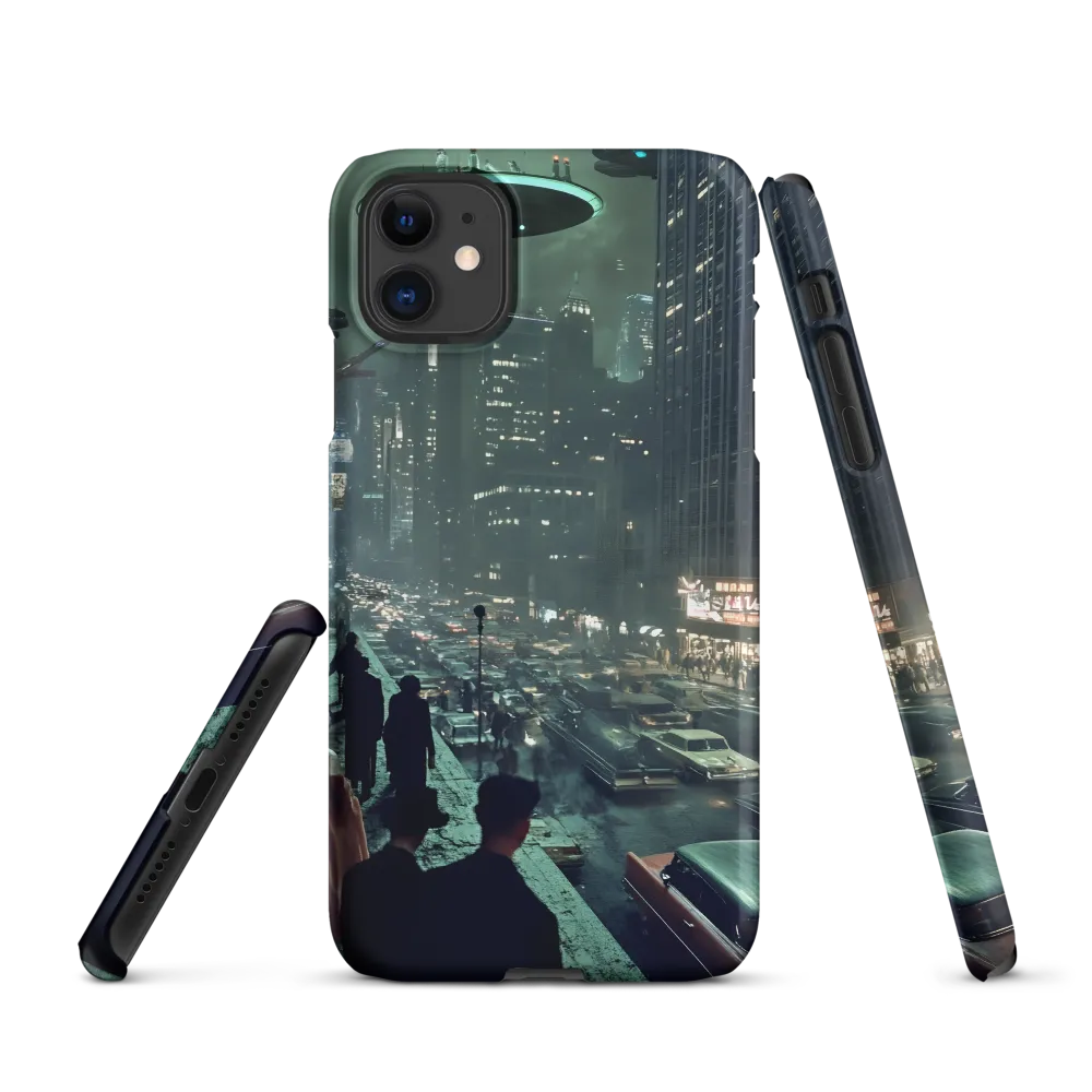 Mysterious Encounters in a Neon City | Phone Case |  11 | Snap Case | Matte
