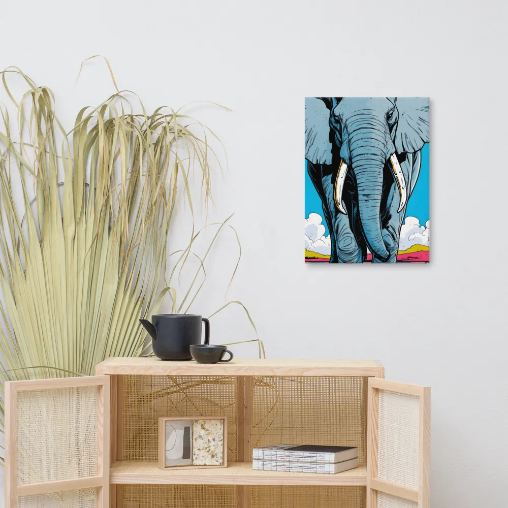 Majestic Presence: The Elephant | Canvas | 18″×24″