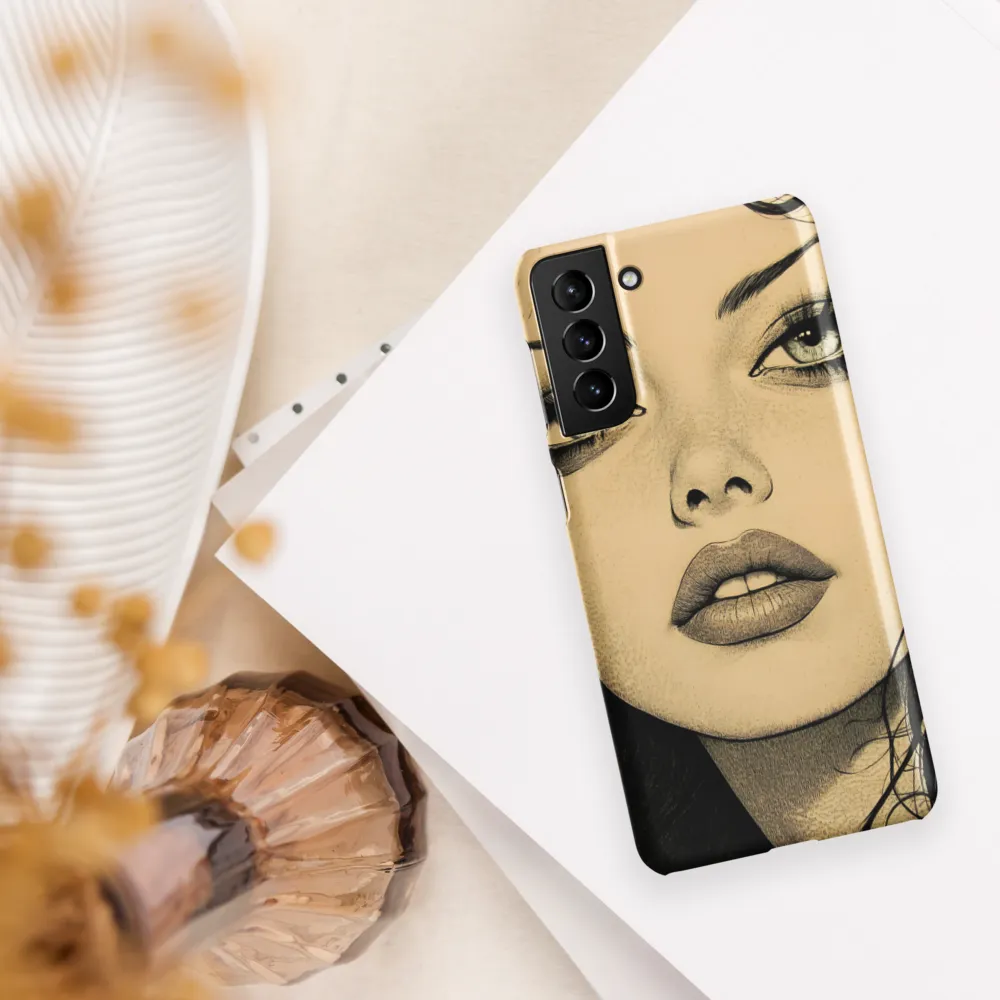 Enigmatic Gaze | Phone Case |  S21 Plus | Snap Case | Matte