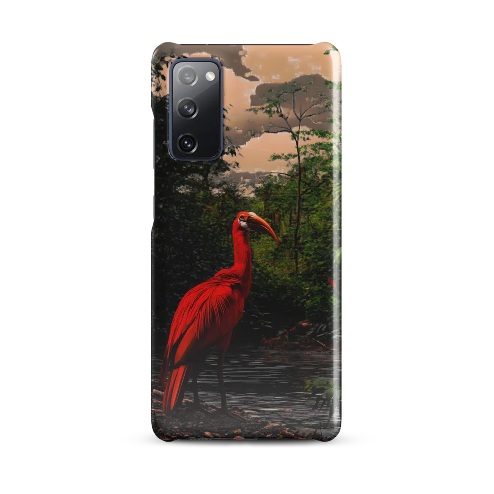 Enigmatic Elegance: The Scarlet Observer