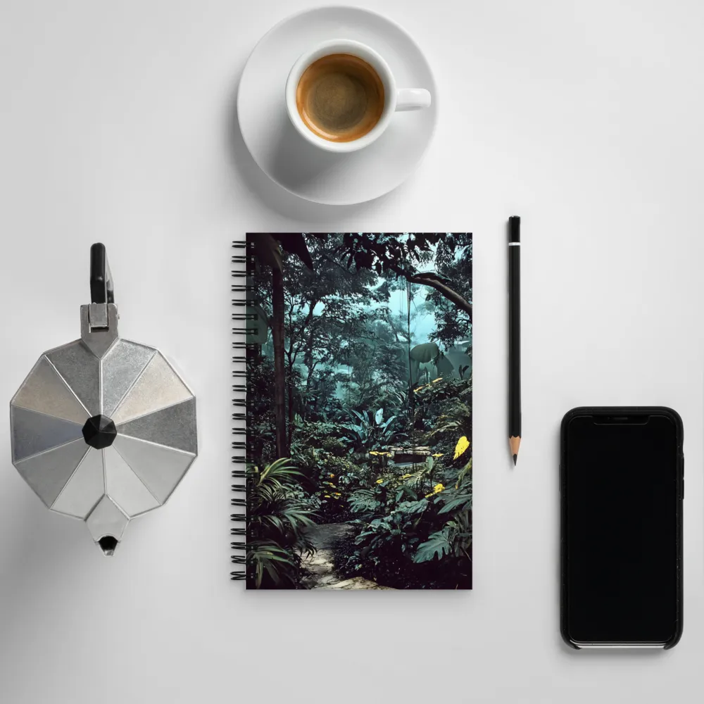 Whispers of the Emerald Jungle | Spiral Notebook