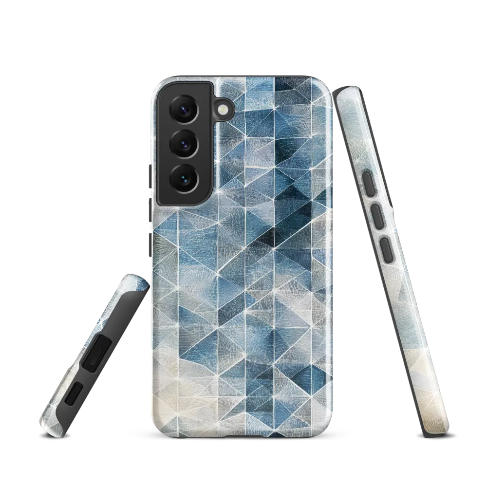Geometric Harmony in Blue