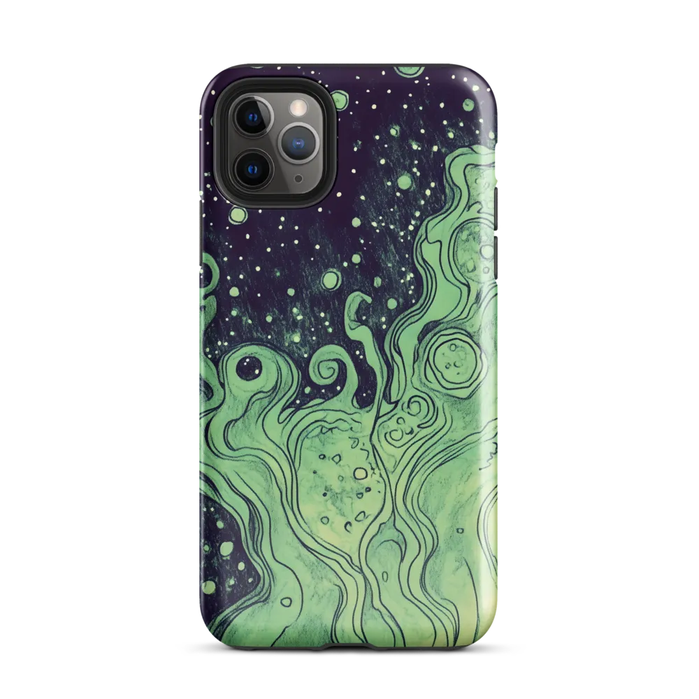 Cosmic Whirl: An Abstract Journey | Phone Case |  11 Pro Max | Tough Case | Glossy