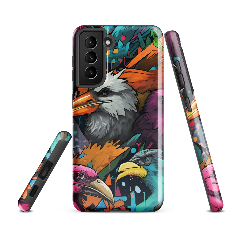 Avian Vortex: A Celebration of Color and Form