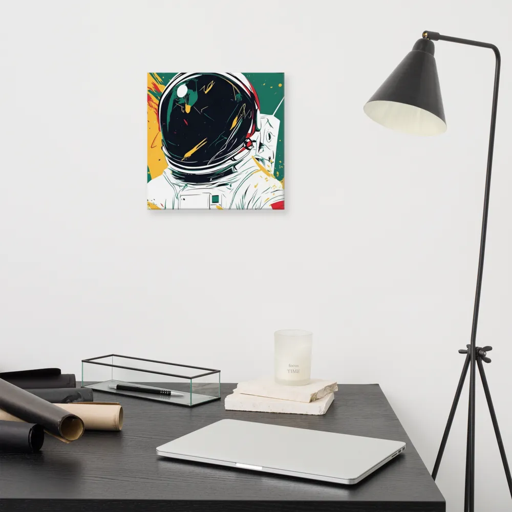 Galactic Explorer: A Modern Odyssey | Canvas | 12″×12″