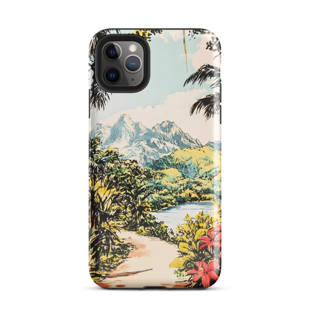 Tropical Serenity | Phone Case |  11 Pro Max | Tough Case | Glossy