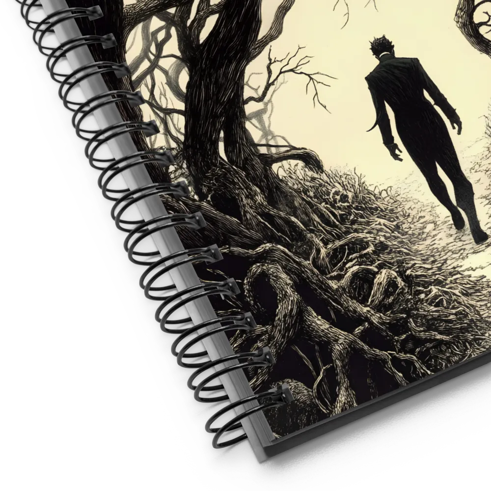 Through the Twisted Path | Spiral Notebook