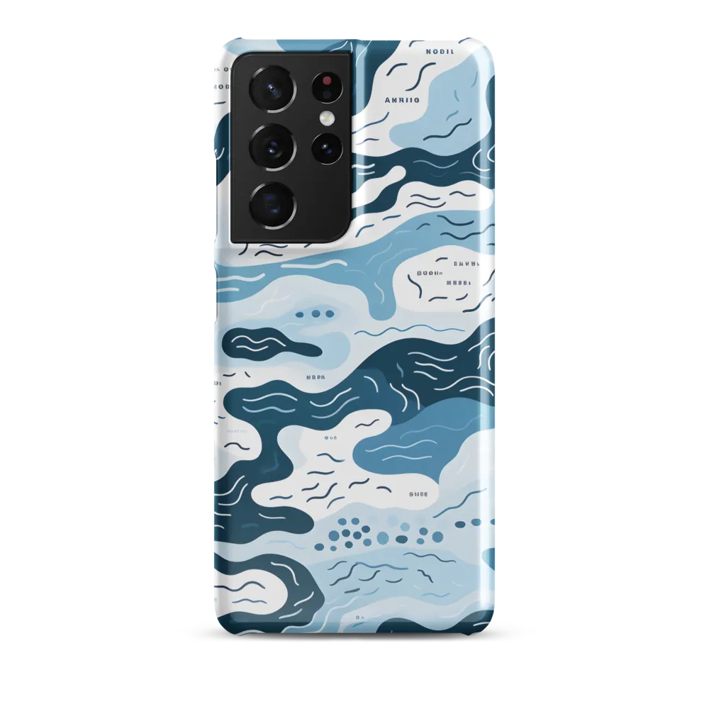 Flowing Waters: An Abstract Journey | Phone Case |  S21 Ultra | Snap Case | Glossy
