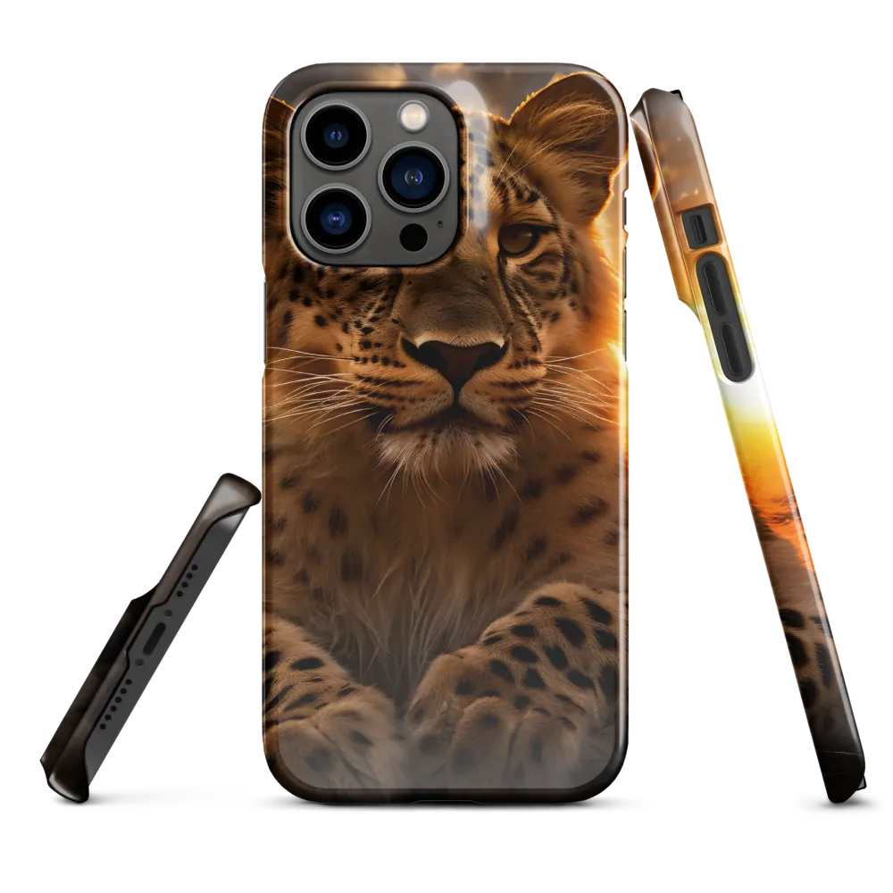Regal Presence: The Leopard at Sunset